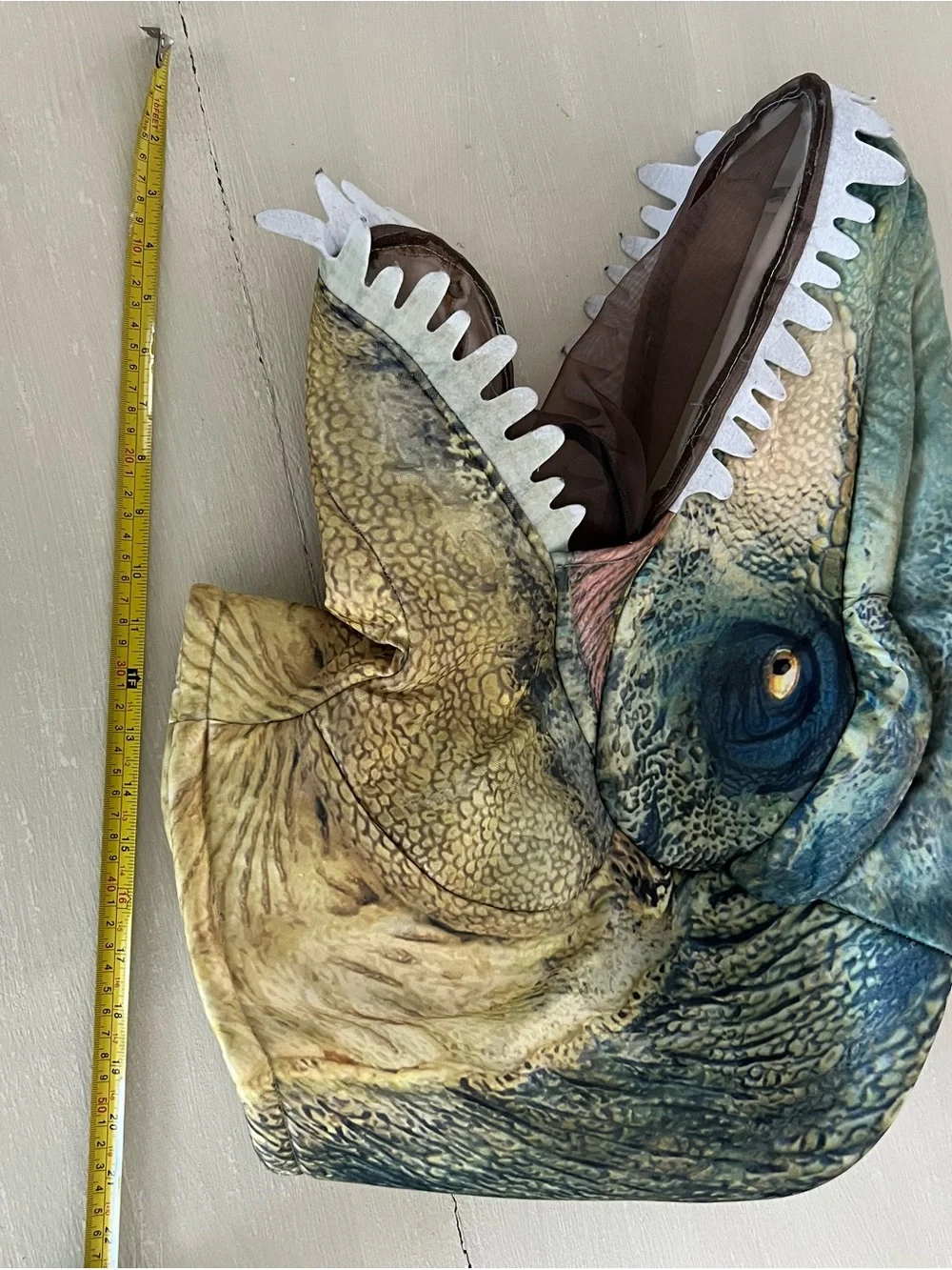 Realistic T-Rex Dinosaur Head Costume Mask 🦖 | Tyrannosaurus Rex | Halloween
